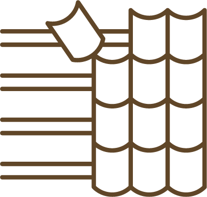 Icône charpente couverture